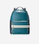 Women's Davis Leather Backpack Indian Teal-Navy Blazer-Ivory